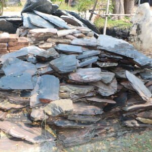 หินแผ่นธรรมชาติ คละขนาด กก ละ